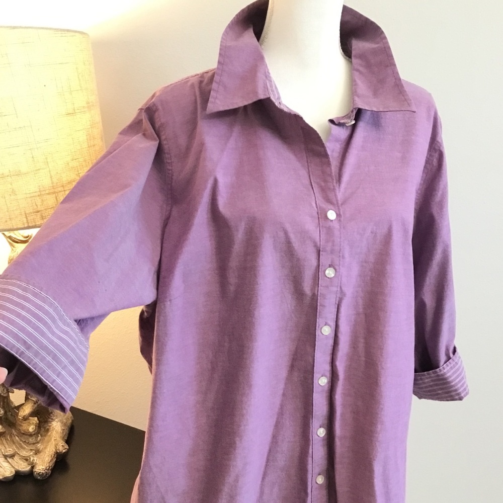 Izod Women’s 3/4 Length sleeve button down